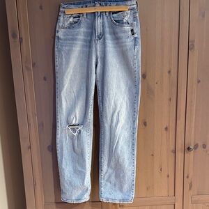 Silver Jeans Light Blue Straight Leg Jeans